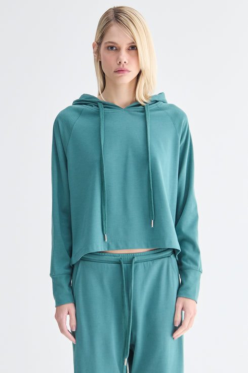 HOODIE FAIXA VERDE ESCURO
