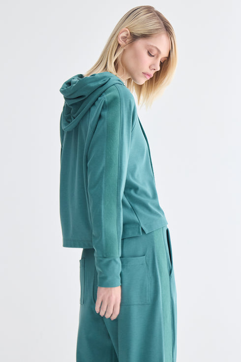 HOODIE FAIXA VERDE ESCURO