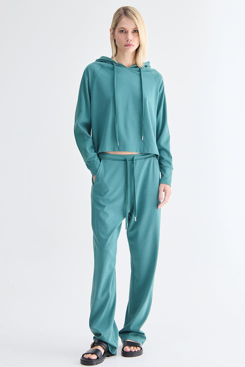 HOODIE FAIXA VERDE ESCURO