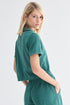 T-SHIRT POLO RELAXED VERDE ESCURO