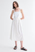 SAIA MIDI FRANZIDA OFF WHITE