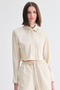CAMISA CROPPED BEGE