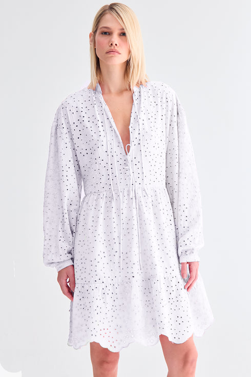 VESTIDO BORDADO BRANCO