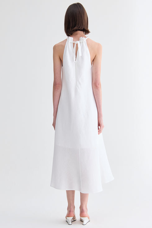 VESTIDO PREGAS BRANCO