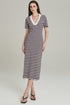 VESTIDO LONGUETE LISTRADO