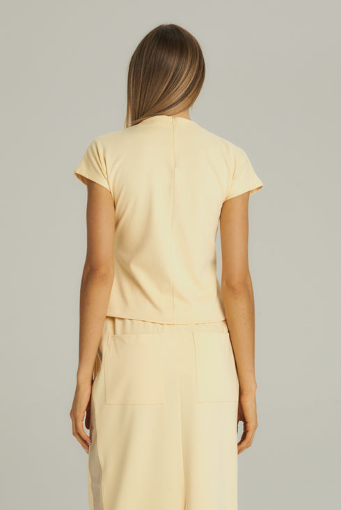 BLUSA AMARRAÇÃO MANTEIGA