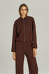 JAQUETA BOMBER MARROM
