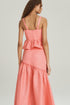 BLUSA PEPLUM LINHO ROSA