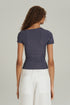 BLUSA ASSIMÉTRICA ESTAMPADA POA CLASSICO