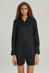CAMISA OVER LINHO PRETO