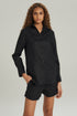 CAMISA OVER LINHO PRETO