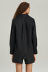 CAMISA OVER LINHO PRETO