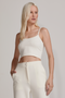 CROPPED TANK OFF WHITE