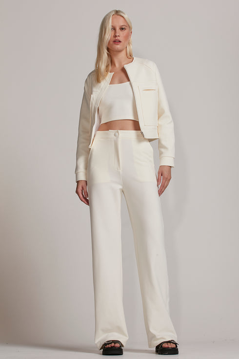 JAQUETA BOLSOS OFF WHITE