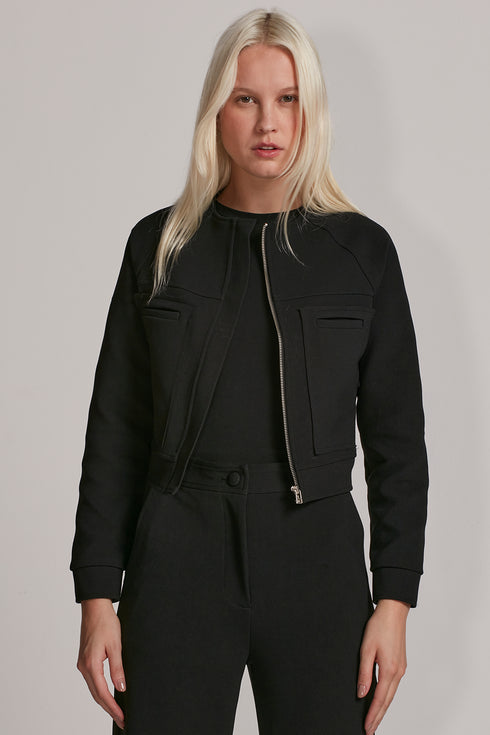 JAQUETA BOLSOS PRETO