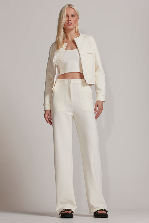 CALÇA RETA OFF WHITE