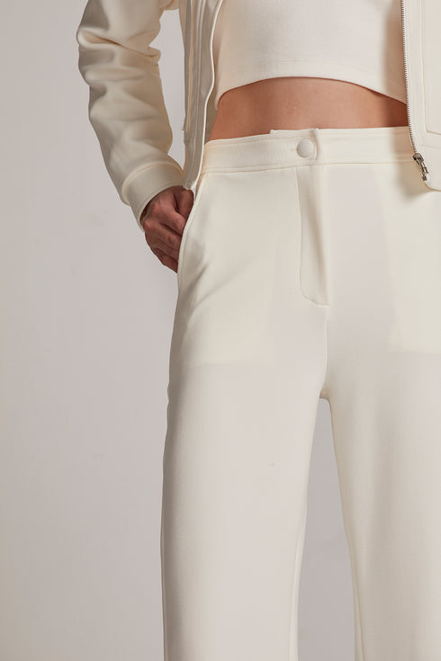 CALÇA RETA OFF WHITE