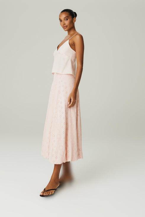 REGATA DECOTE LINHO ROSA