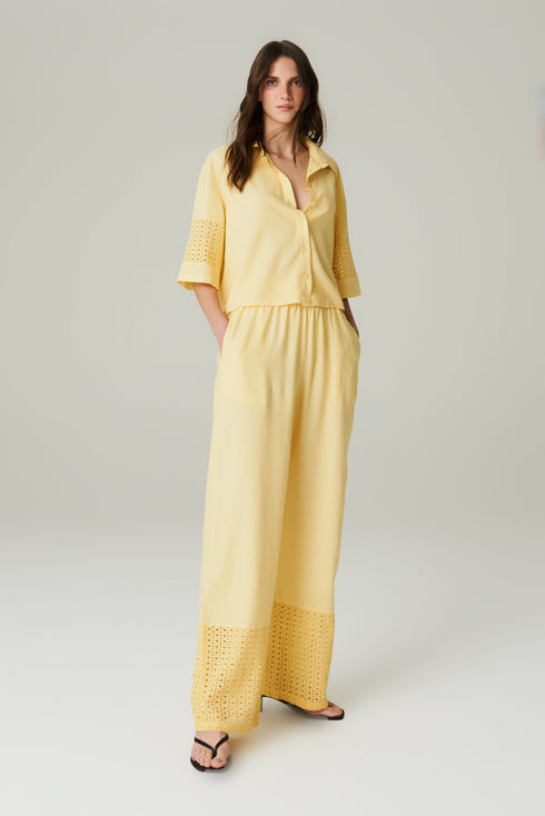 CALÇA PANTA LAISE MANTEIGA