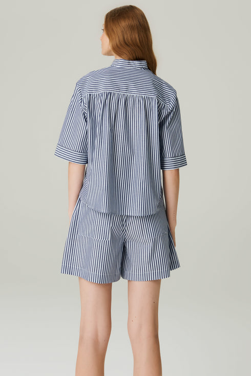 SHORTS LISTRA MARINHO