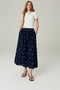 SAIA LINHO BORDADA MARINHO