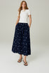 SAIA LINHO BORDADA MARINHO