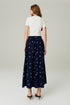 SAIA LINHO BORDADA MARINHO