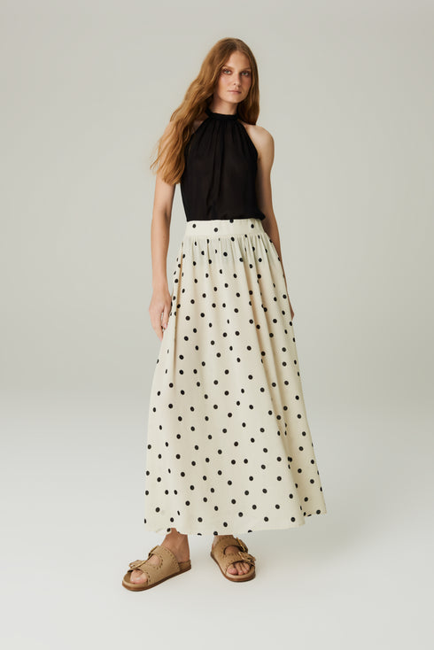 SAIA MIDI ESTAMPADA POÁ