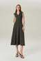 VESTIDO JACQUARD MID PRETO
