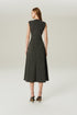 VESTIDO JACQUARD MID PRETO