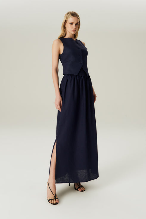 SAIA LINHO FENDA MARINHO