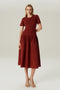 VESTIDO MID MALHA VINHO