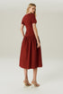 VESTIDO MID MALHA VINHO
