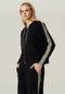 HOODIE LISTRADO PRETO