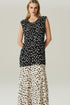 VESTIDO MID GGT PRETO OFF WHITE