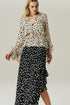BLUSA BABADO GGT ESTAMPADO OFF WHITE