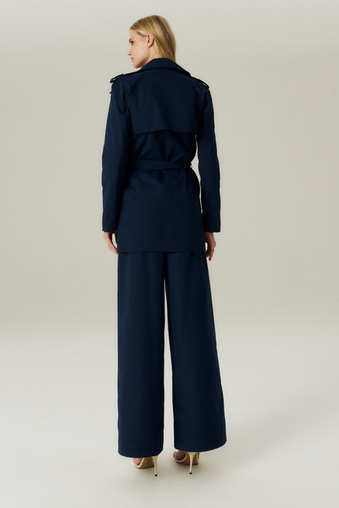 TRENCH COAT COTTON MARINHO