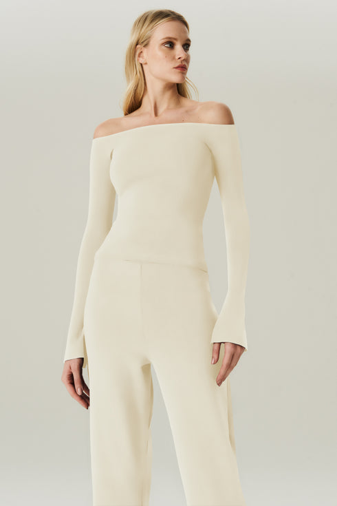 BLUSA OMBRO A OMBRO OFF WHITE