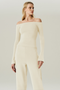 BLUSA OMBRO A OMBRO OFF WHITE