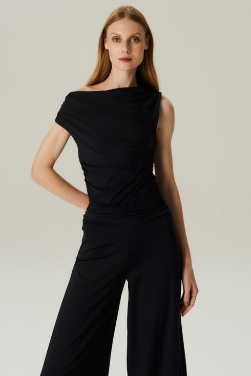 CALÇA MALHA FLUIDA PRETO