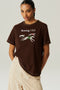 T-SHIRT RUNNING CLUB MARROM