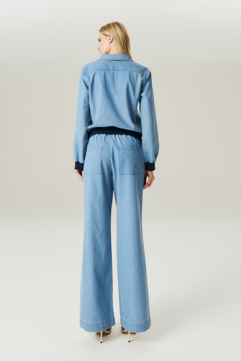 BLUSA POLO JEANS MÉDIO