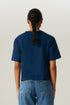 T-SHIRT OVER SKI MARINHO