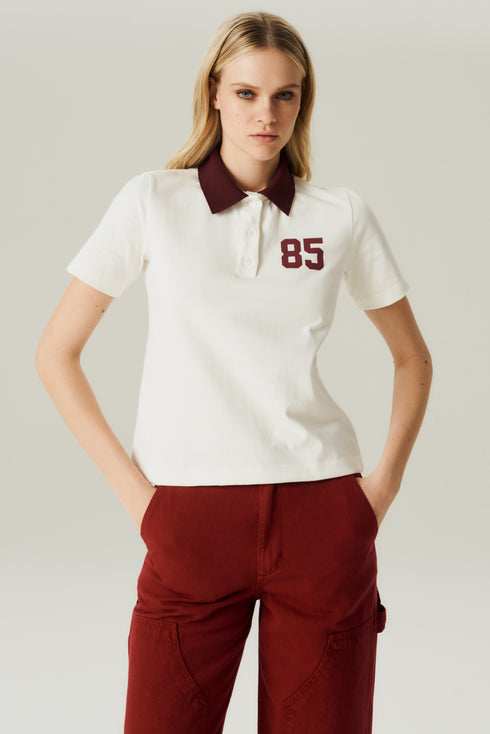 POLO COLLEGE OFF WHITE