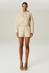 SHORTS ALFAIATARIA BEGE