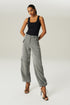CALÇA CARGO ALFAIATARIA CINZA