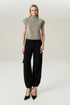 BLUSA JACQUARD GOLA MESCLA