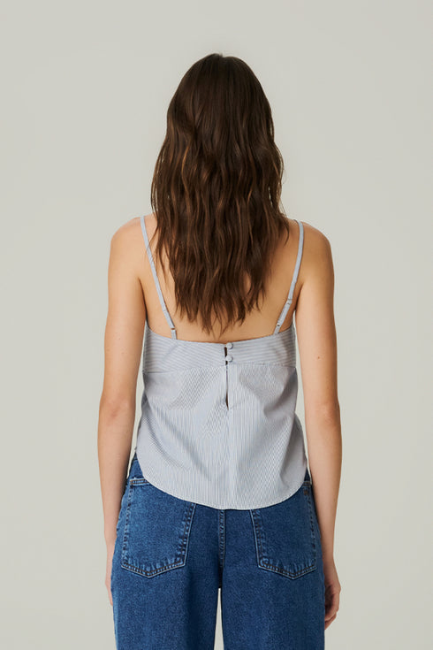 REGATA AMARRACAO LISTRADA MARINHO