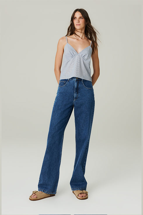 REGATA AMARRACAO LISTRADA MARINHO