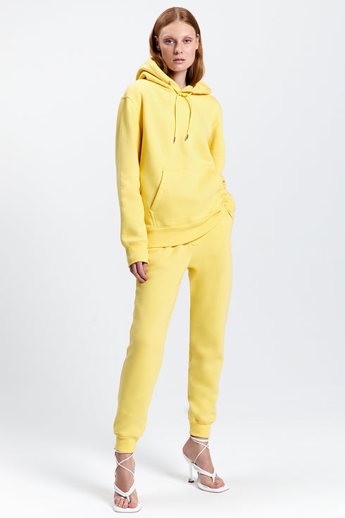 CALÇA C/ PUNHO AMARELO